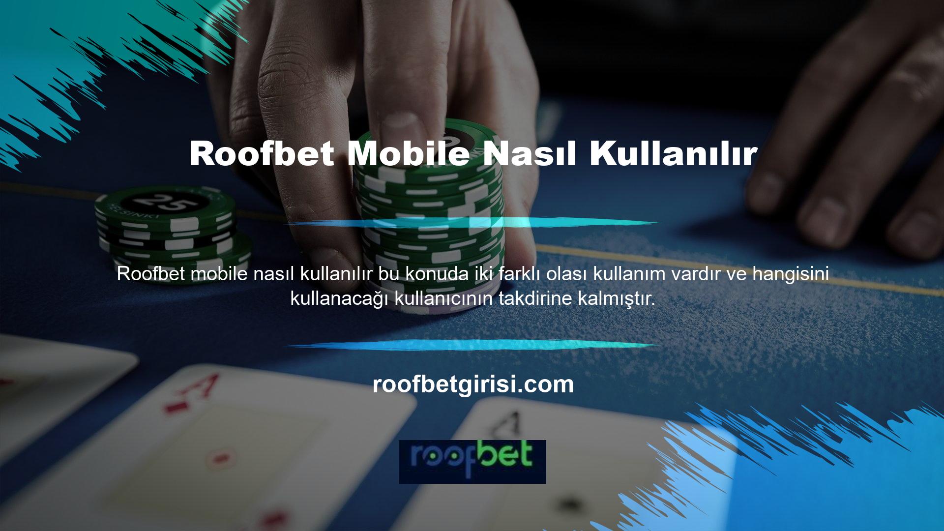 Roofbet ile mobil hizmetlerden yararlanmak istiyorsanız yeni Roofbet giriş adresi size öncelikle yardımcı olacaktır